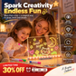 🎨 Glowing Acrylic Drawing Board – LED-Lit Display, Wipe & Redraw, Creative Desk Art That Glows 🖍️✨